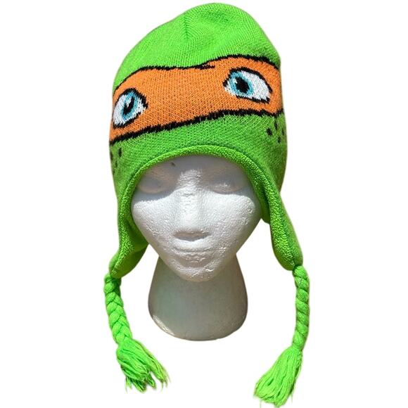 Green Ninja Turtle Beanie - Picture 1 of 6